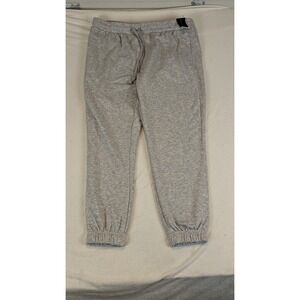 Light Gray Heathered Knit Sweatpant Joggers‎ Casual Comfort, C